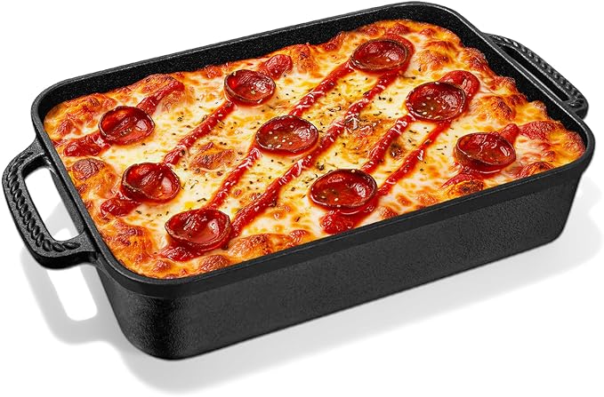Cast Iron Detroit Pizza Pan by Lvmol