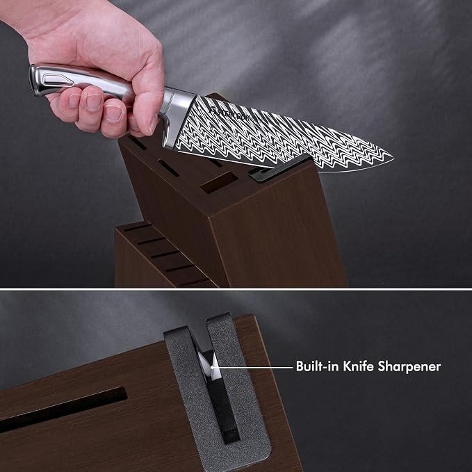 Knife Set, Astercook 15 Pieces Kitchen Knife Set - Image 5