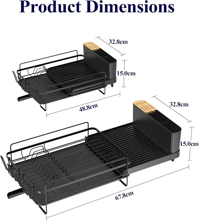Kitsure Large Dish Drying Rack - Image 3