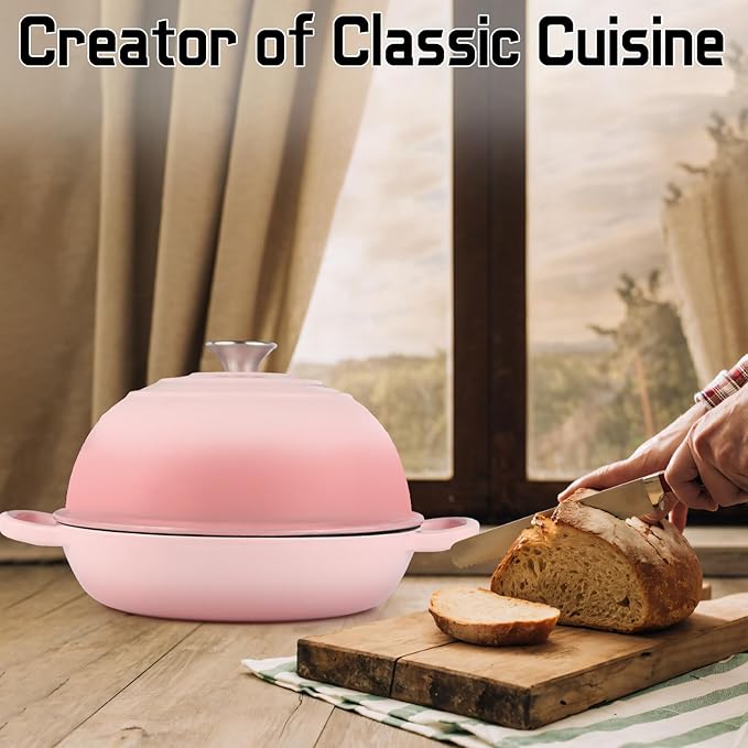 Enameled Cast Iron Bread Oven, Dutch Oven Pot - Image 6