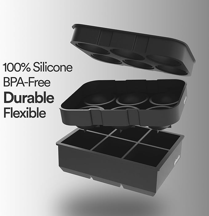 Silicone Ice Cube Trays – Large Silicone Molds - Image 3
