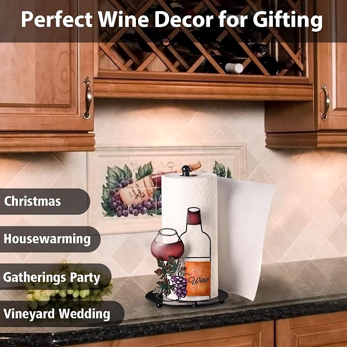 Wine Paper Towel Holder Countertop - Image 5