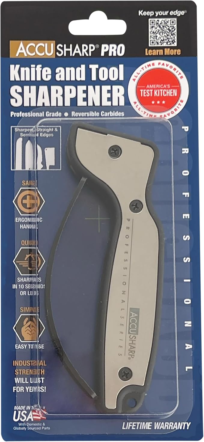 AccuSharp Knife Sharpener, Ergonomic Comfortable Handle, Compact & Easy to Use - Image 2