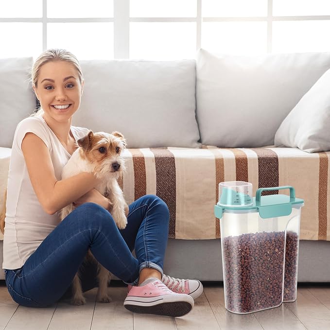LEAWALK 5Lbs Airtight Cat Dog Food Storage Container - Image 8