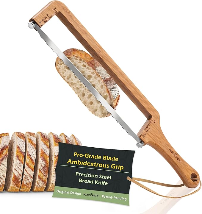 keechee Sourdough Bread Knife – Extra Large Bread Slicer by Keechee