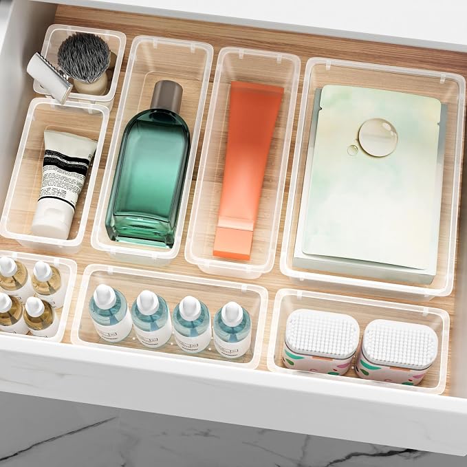 ElegantArray 24 PCS Drawer Organizer Set, 4 Sizes Tool Storage Trays, - Image 6