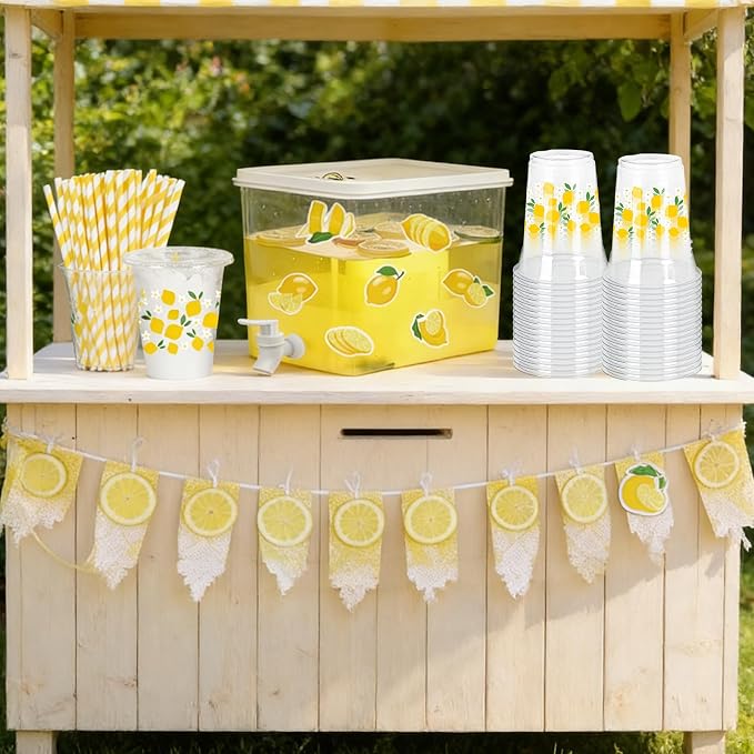 JarThenaAMCS Lemonade Stand Supplies 8.8L Plastic Drink Dispenser - Image 6