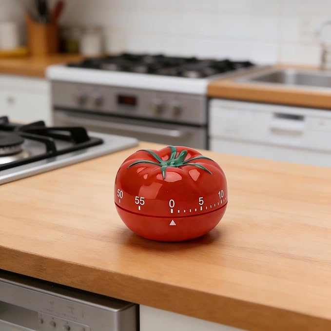 Cute Tomato Shape 360 Degree Rotating Kitchen Cooking Timer Kitchen Craft - Image 7