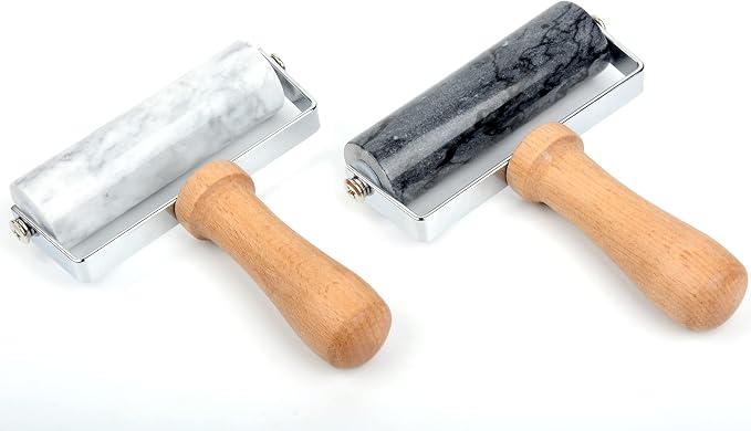 Tianman Rolling Pin Pizza Roller, Marble Roller Non-Stick T-Type, - Image 7