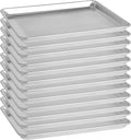 BIEAMA 12 Pack Half Size 18" x 13" Aluminum Baking Sheet Pan Perforated by BIEAMA