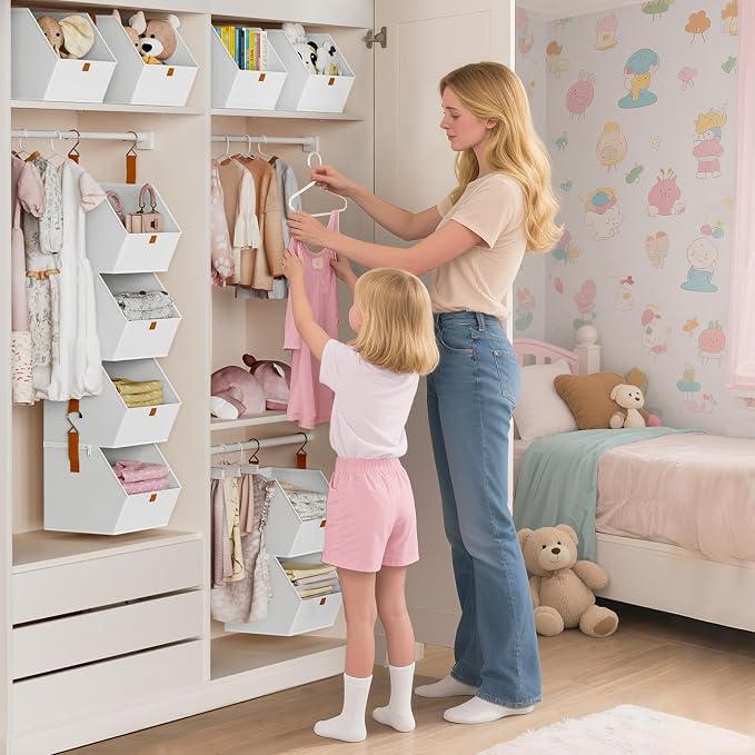 Homsorout Hanging Closet Organizer 4 Tier - Image 6