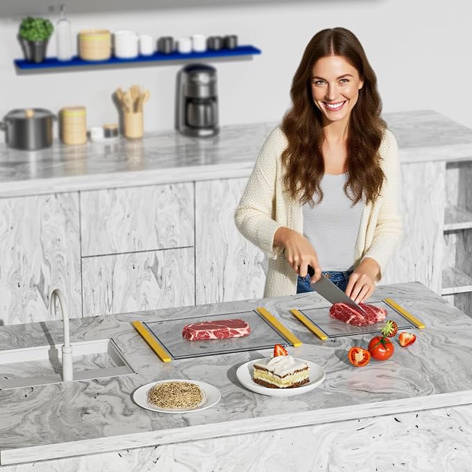 Tempered Glass Cutting Board Set - Image 9