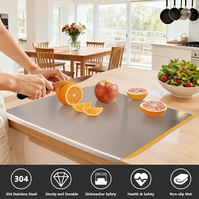 Large Stainless Steel Cutting Boards - Image 3