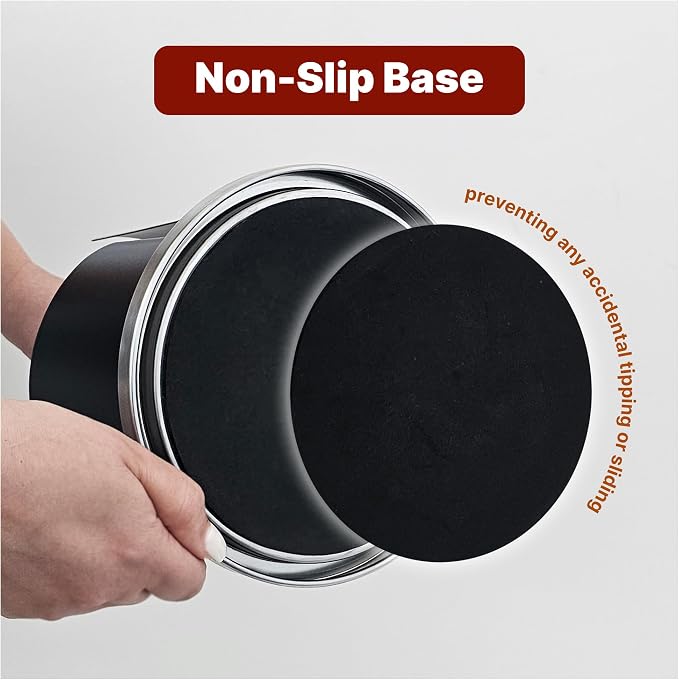 Stainless Steel Paper Towel Holder Countertop, Modern Spiral Cover Design - Image 4