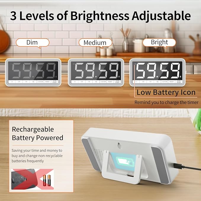VOCOO Digital Kitchen Timer - Image 5