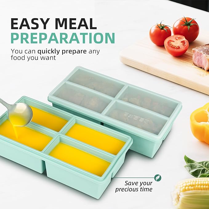 Silicone Freezer Trays with Lids - Image 7