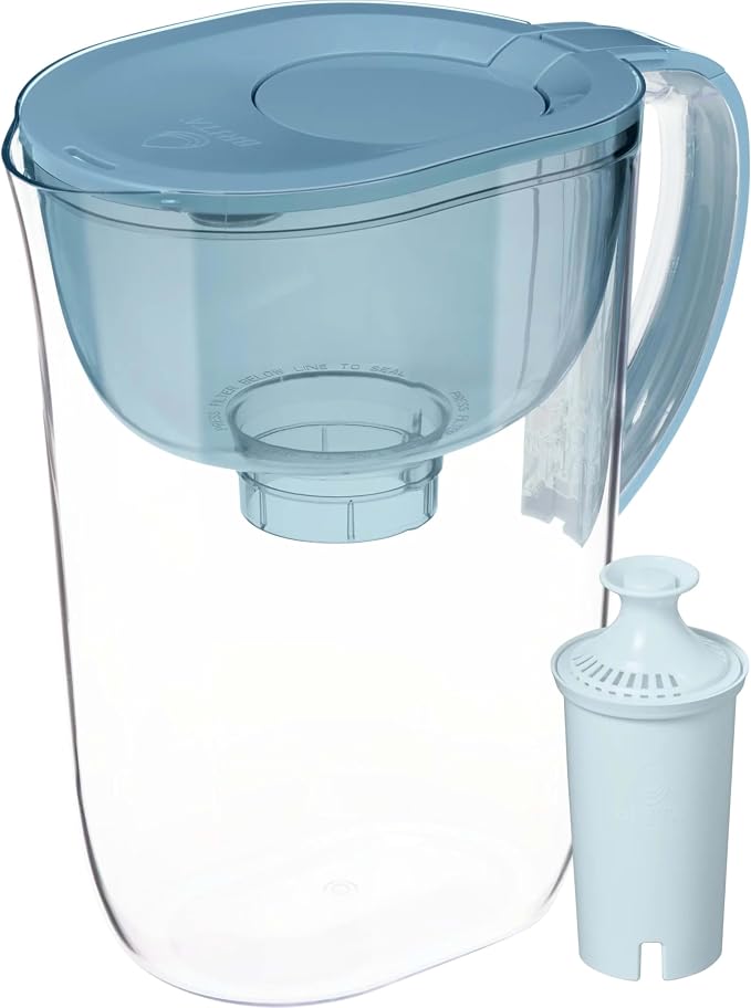 Brita 10 Cup Water Filter Pitcher, Copper and More, Includes 1 Brita Plus Filter - Image 12