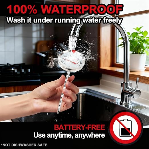 Instant Read Meat Thermometer 2'' Cooking Thermometer Kitchen Thermometer - Image 4