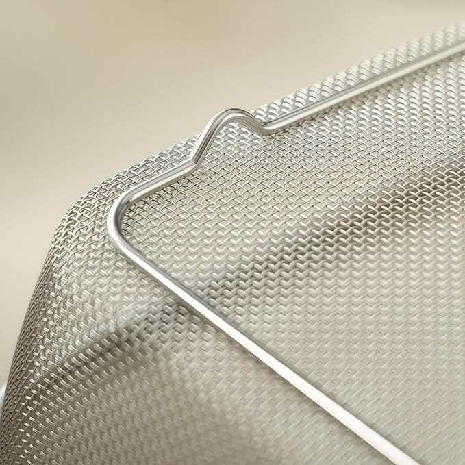 18/8 Stainless Steel Fine Mesh Strainer Basket - Image 6