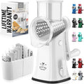 Zulay Kitchen Rotary Cheese Grater 5 Blade Cheese Shredder by ZulayKitchen