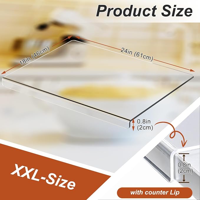 JJL Anti-Slip Acrylic Cutting Board - Image 5
