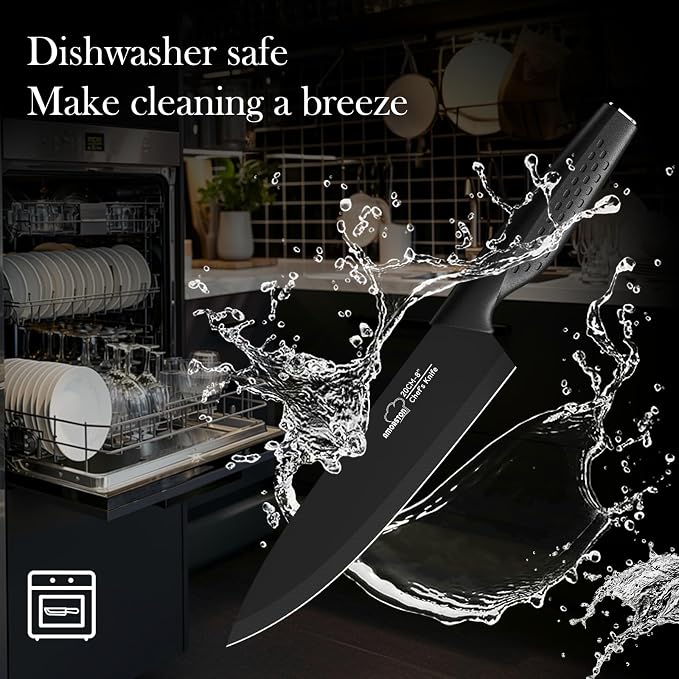 Knife Set, 15 Pieces Kitchen Knife Set - Image 7