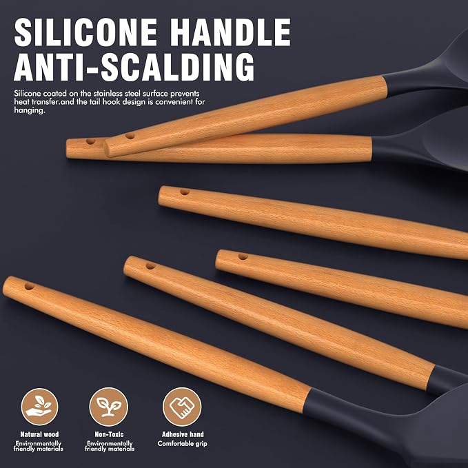Silicone Cooking Utensils Set - Image 2