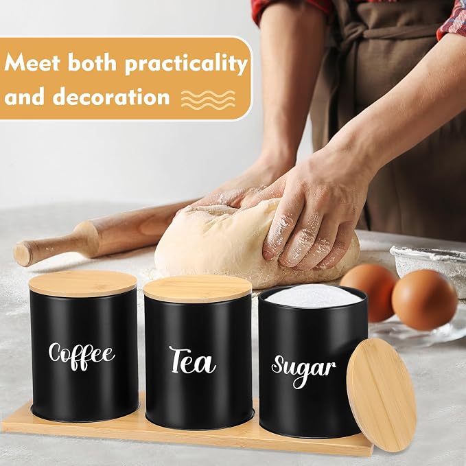 Reallnaive Coffee Tea Sugar Container Set - Image 5