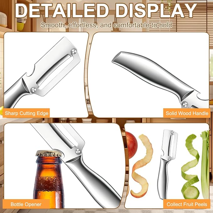 2Pc Multi-Functional Vegetable Peeler - Image 4