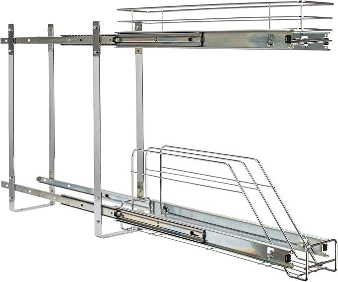 Household Essentials Glidez Multipurpose Chrome-Plated Steel Pull-Out/Slide-Out - Image 10