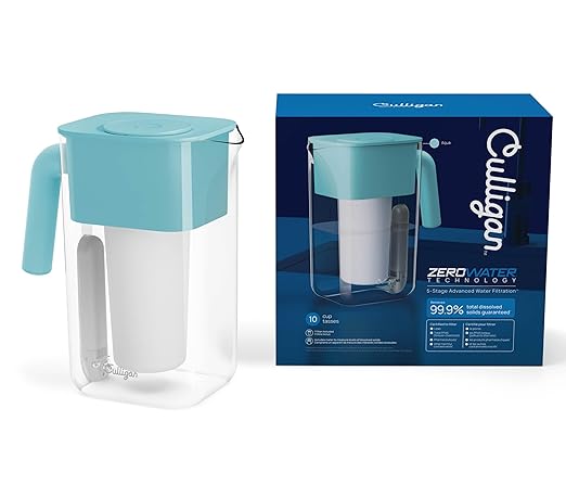 Culligan with ZeroWater Technology 10-Cup Water Filter Pitcher – Includes - Image 2