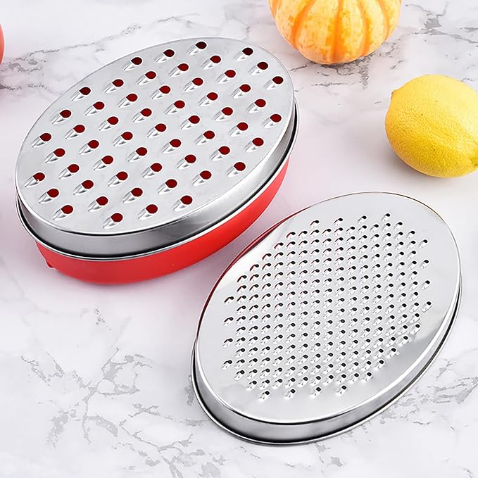Kunovo Cheese Grater With Airtight Storage Container, cheese shredder&vegetable - Image 5