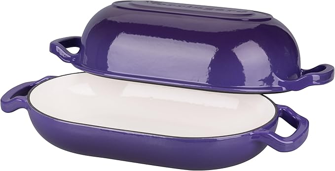 VORRINGARD Enameled Cast Iron Sourdough Bread Oven, Dutch Oven, Loaf Cast Iron - Image 5