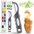 Spring Chef Premium Swivel Vegetable Peeler, Comfortable Handle and Ultra Sharp by SpringChef