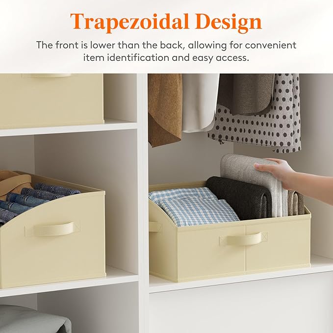 Lifewit Trapezoid Closet Storage Bins - Image 3