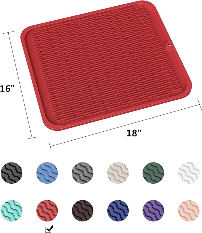ZLR Large Silicone Dish Drying Mat - Image 6