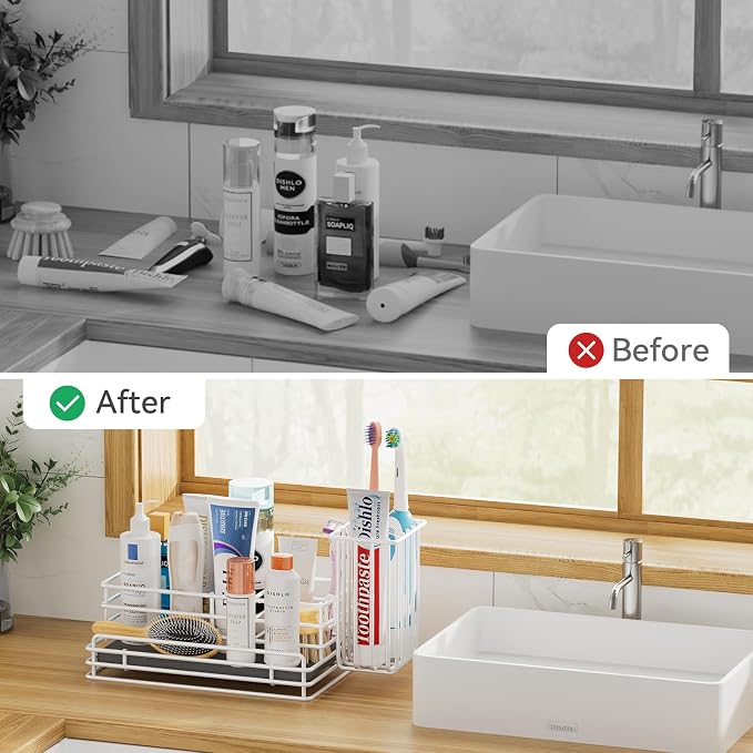 Yofidra Sponge Holder for Kitchen Sink Organizer Caddy: Sink Sponge - Image 3
