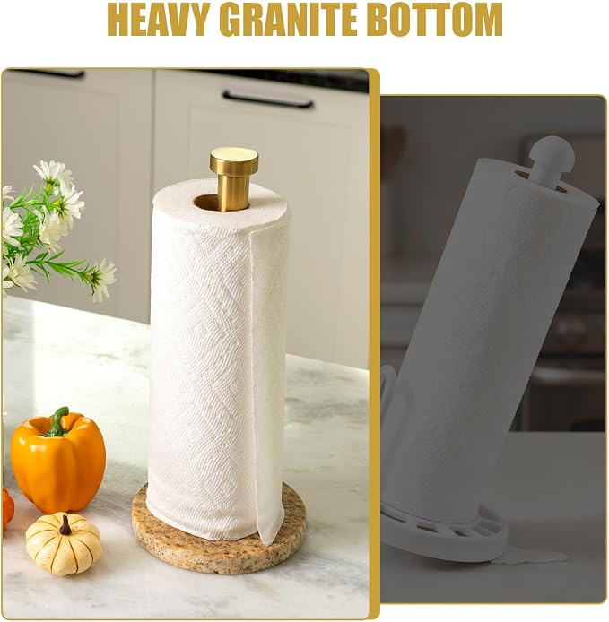 Koville Paper Towel Holder Countertop, Standing Paper Roll Holder - Image 7