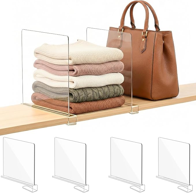 SortNStore Shelf Dividers Purse Organizer by SortNStore