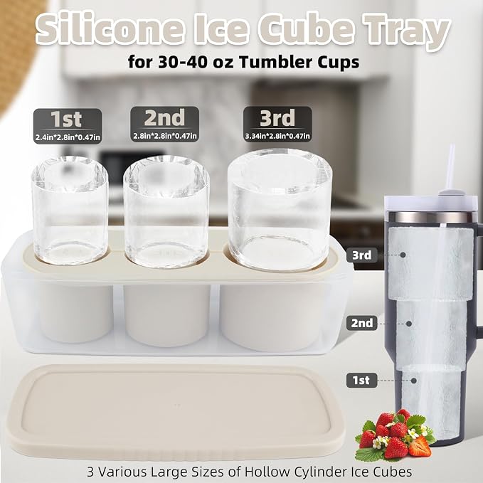 Tcamp Tumbler Ice Mold, Ice Cube Tray - Image 2