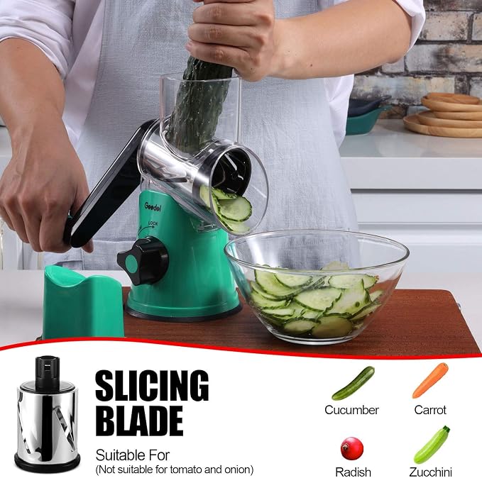 Geedel Rotary Cheese Grater - Image 3