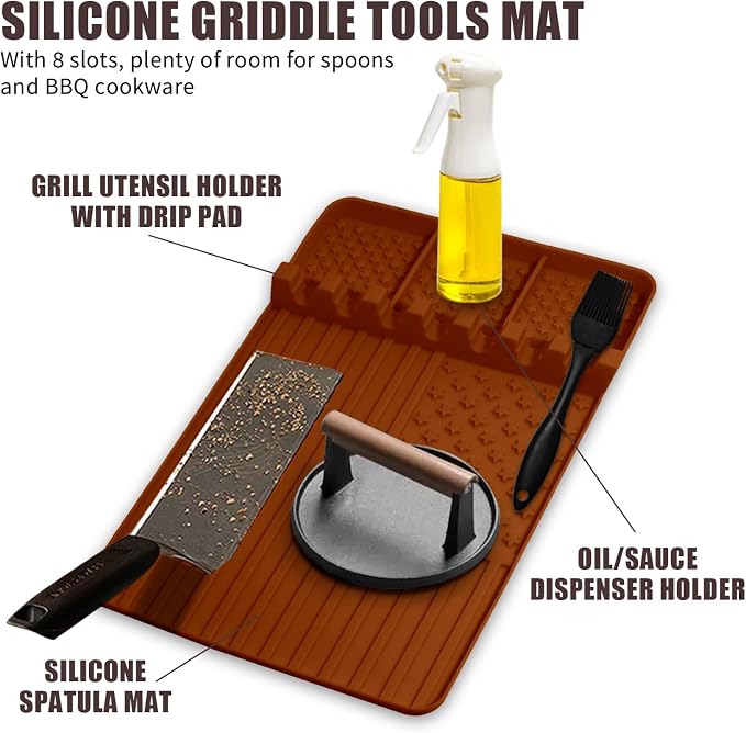 2 PCS Silicone Grill Mat Compatible - Image 4