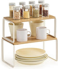 SONGMICS HOME Cabinet Organizer Shelf, Kitchen Storage, Spice Rack, Expandable by SONGMICSHOME