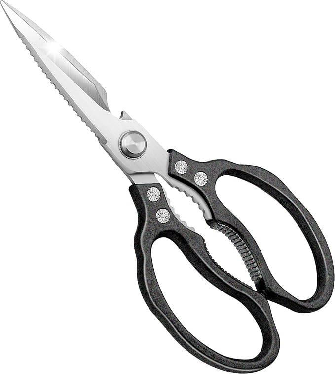 CGBE Kitchen Scissors All Purpose Heavy Duty, Ultra Sharp Stainless Steel by CGBE
