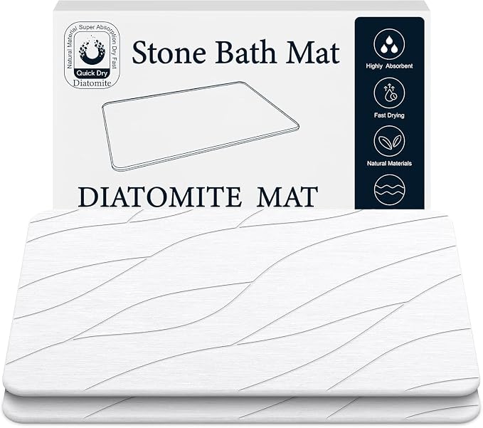 Closefriend Diatomite Stone Bath Mat by Closefriend
