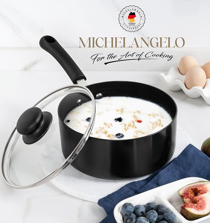 MICHELANGELO Nonstick Saucepan - Image 7