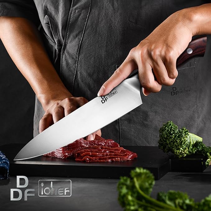DDF iohEF Chef Knife Sharp Kitchen Knife 8 inch Japanese Stainless Steel - Image 7