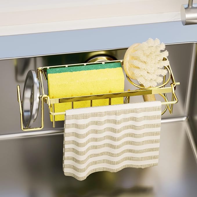 TAILI 4-in-1 Sponge Holder for Kitchen Sink by TAILI