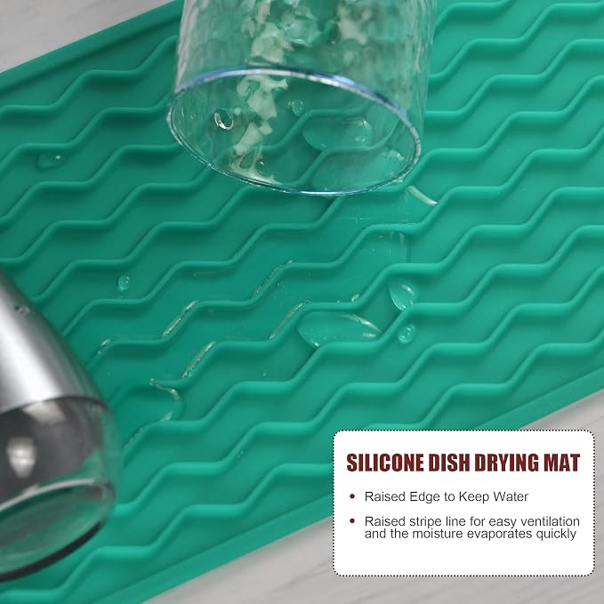 Silicone Dish Drying Mat for Multiple Usage, Easy clean, Eco-friendly, - Image 4