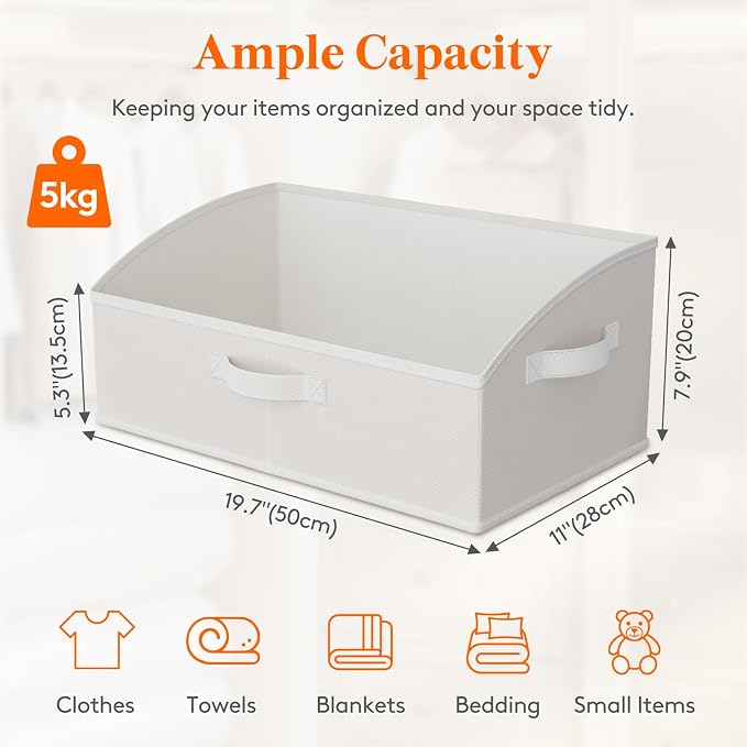 Lifewit Trapezoid Closet Storage Bins - Image 2
